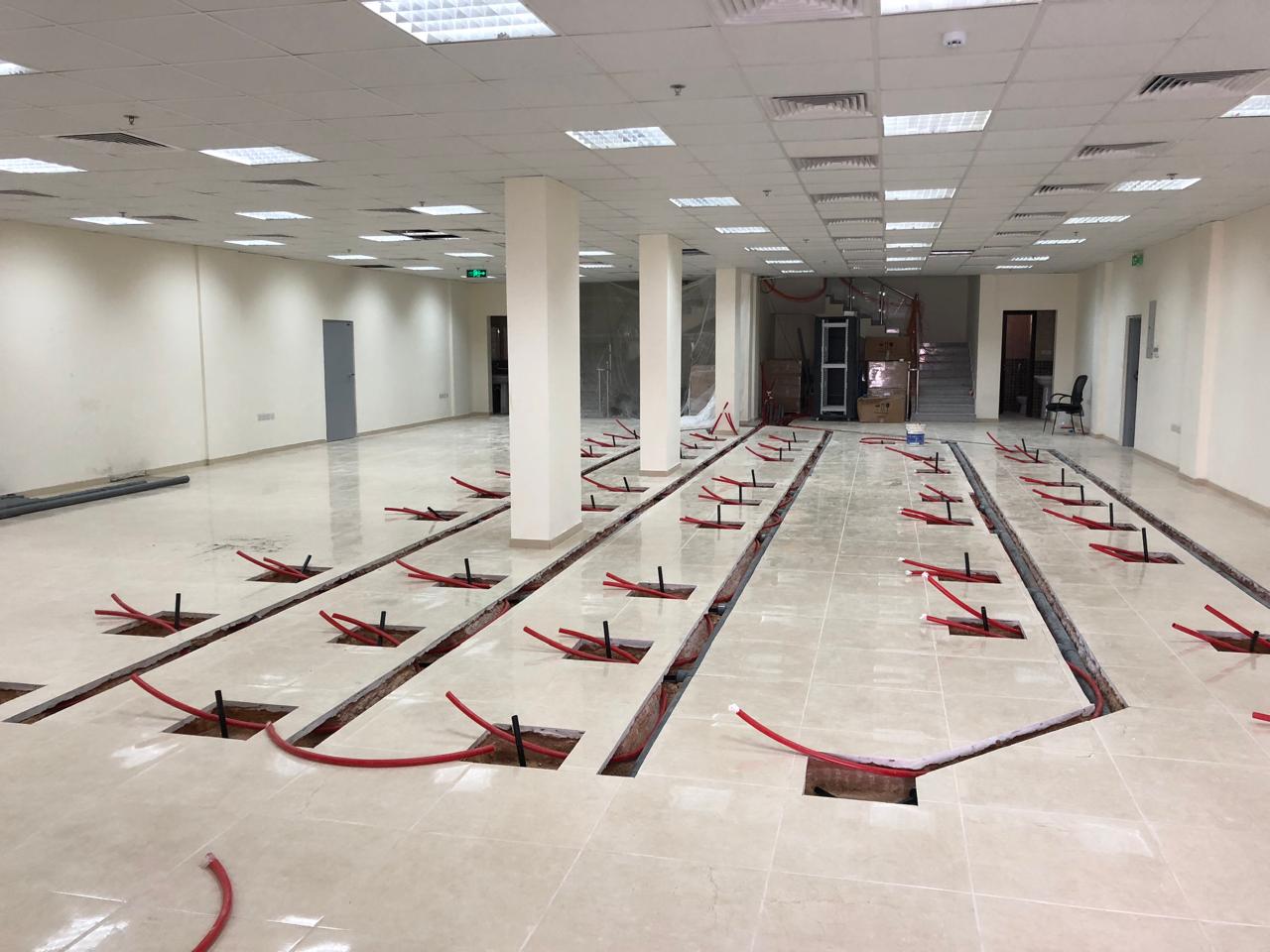 مشروع تنفيذ قاعة محاضرات